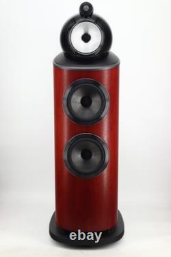 B&W 802 D4 Floorstanding Speakers Rosenut