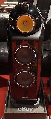 B&W 802 D Floorstanding Speaker Pair Gloss Black DNG-393