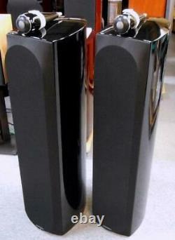 B&W 804D3 speakers in black, boxed