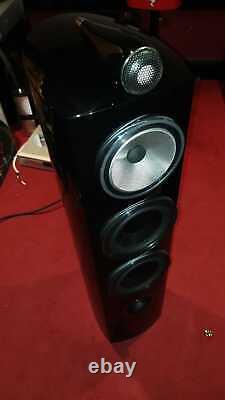 B&W 804 D3 Floor Standing Speaker Pair Black CTI NIN-0833