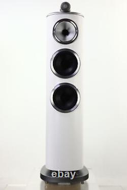 B&W 804 D4 Floorstanding Speakers White, excellent condition, 3 month warranty