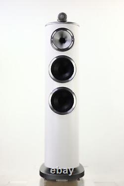 B&W 804 D4 Floorstanding Speakers White, excellent condition, 3 month warranty