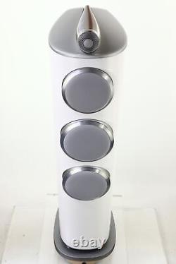 B&W 804 D4 Floorstanding Speakers White, excellent condition, 3 month warranty