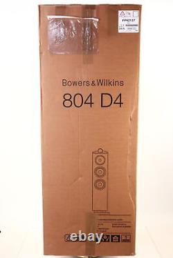 B&W 804 D4 Floorstanding Speakers White, excellent condition, 3 month warranty