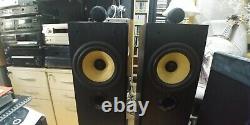 B&W (Bowers And Wilkins) P6 Floor Standing Hi-Fi Speakers in Black Ash