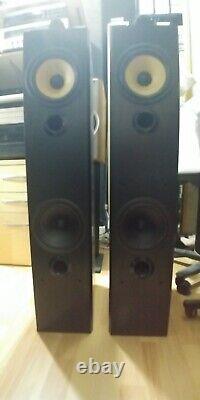 B&W (Bowers And Wilkins) P6 Floor Standing Hi-Fi Speakers in Black Ash