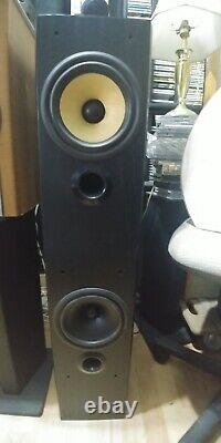 B&W (Bowers And Wilkins) P6 Floor Standing Hi-Fi Speakers in Black Ash