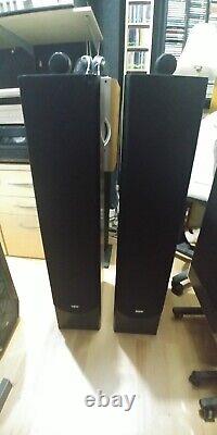 B&W (Bowers And Wilkins) P6 Floor Standing Hi-Fi Speakers in Black Ash