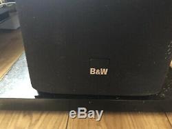 B&W Bowers & Wilkins 683 bi wire floor standing stereo speakers bass reflex
