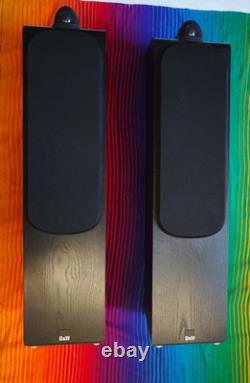 B&W (Bowers & Wilkins) 704 Floorstanding Speakers Pair Black Great Condition