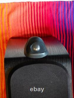 B&W (Bowers & Wilkins) 704 Floorstanding Speakers Pair Black Great Condition