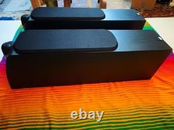 B&W (Bowers & Wilkins) 704 Floorstanding Speakers Pair Black Great Condition