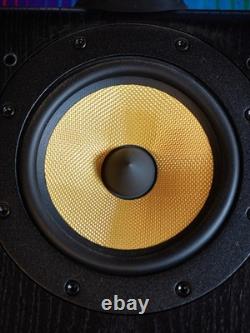 B&W (Bowers & Wilkins) 704 Floorstanding Speakers Pair Black Great Condition