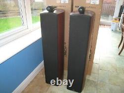 B&W Bowers & Wilkins 804s 200W Floor Standing Speakers in Rosenut + accessories