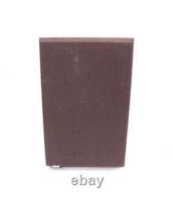 B&W Bowers Wilkins DM12 Single Floor Standing Speaker Brown Vintage Genuine