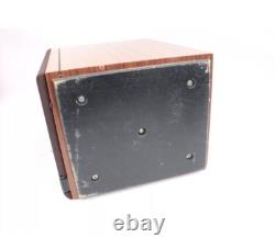 B&W Bowers Wilkins DM12 Single Floor Standing Speaker Brown Vintage Genuine