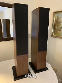 B&W Bowers and Wilkins CM8 150W Wenge Wood Floor Standing Speakers System