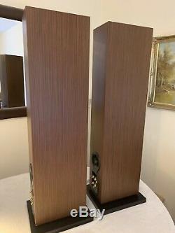 B&W Bowers and Wilkins CM8 150W Wenge Wood Floor Standing Speakers System