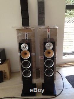 B&W (Bowers and Wilkins) CM8-S1 Floorstanding Black Gloss Speakers