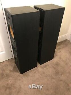 B&W Bowers and Wilkins DM603 150W Floor Standing Speakers System Black D2