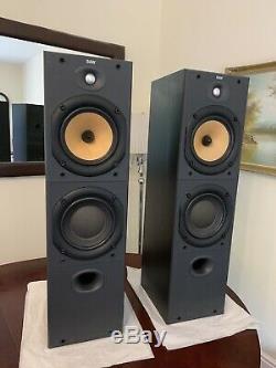 B&W Bowers and Wilkins DM603 S2 150W Floor Standing Speakers System Black