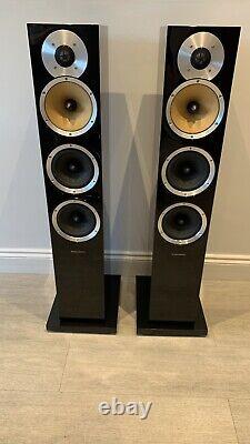 B&W CM8 Bowers Wilkins gloss black floorstanding