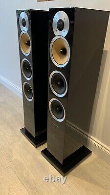 B&W CM8 Bowers Wilkins gloss black floorstanding