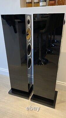 B&W CM8 Bowers Wilkins gloss black floorstanding