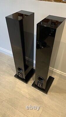 B&W CM8 Bowers Wilkins gloss black floorstanding