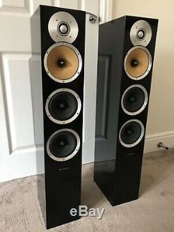 B&W CM8 Bowers and Wilkins 150W Piano Black Floor Standing Speaker System