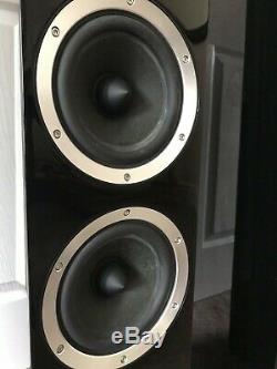 B&W CM8 Bowers and Wilkins 150W Piano Black Floor Standing Speaker System