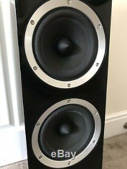 B&W CM8 Bowers and Wilkins 150W Piano Black Floor Standing Speaker System