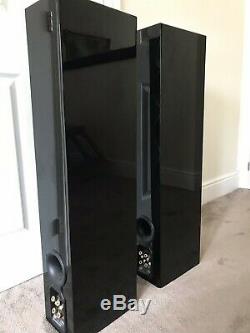 B&W CM8 Bowers and Wilkins 150W Piano Black Floor Standing Speaker System