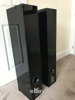 B&W CM8 Bowers and Wilkins 150W Piano Black Floor Standing Speaker System