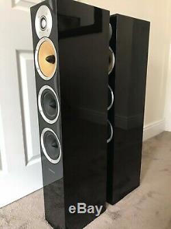 B&W CM8 Bowers and Wilkins 150W Piano Black Floor Standing Speaker System
