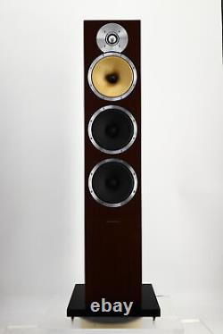 B&W CM9 Floorstanding Speakers, Walnut, good working condition, 3 month warranty