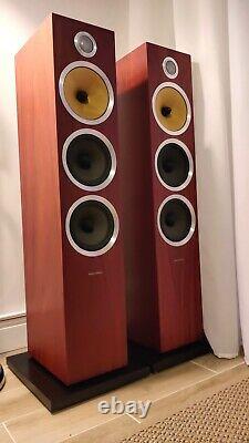 B&W CM9 S2 Floorstanding Speakers Rosenut