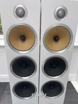 B&W CM9 S2 White 200W Bowers Wilkins Standing Speakers