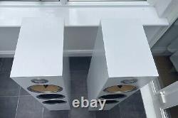 B&W CM9 S2 White 200W Bowers Wilkins Standing Speakers