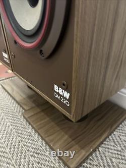 B&W DM220 Bowers Wilkins Floor Standing Speakers Dark Brown Retro Vintage YORK