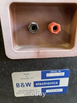 B&W DM2 Classic Speakers Pair Excellent Condition Fully Working
