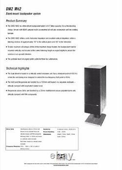 B&W DM2 MKII Series 2 Brown Bowers Professional Monitor Speakers Audiophile