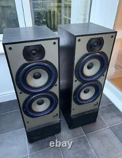 B&W DM330 100W Bowers Wilkins Floor Standing Speakers Audiophile England Made