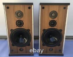 B&W DM4 Black Bowers Wilkins Floor Standing Speakers Audiophile England