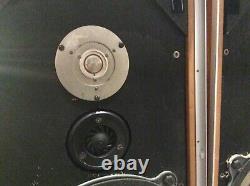 B&W DM4 Bowers Wilkins Vintage Classic Speakers 3 Ways 8 Ohms 1976