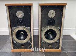 B&W DM4 Brown Bowers Wilkins Floor Standing Speakers Audiophile England