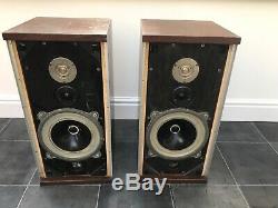B&W DM4 Dark Brown Bowers and Wilkins Floor Standing Speakers Audiophile