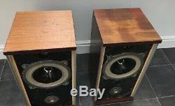 B&W DM4 Dark Brown Bowers and Wilkins Floor Standing Speakers Audiophile