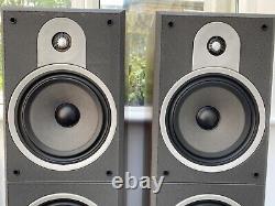 B&W DM580 Bowers Wilkins 150W Floor Standing Speakers Audiophile Made in England