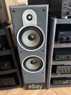 B&W DM580 Floor Standing Speakers Vintage HIFi 3 Way VGC TESTED YORK